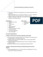 Determinacion Del Índice de Acidez de Un Aceite