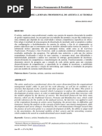 Carreiras Artisticas e Aspectos Profissionais Na Cultura