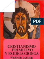 Cristianismo primitivo y paideia griega - Werner Jaeger