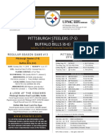 Pittsburgh Steelers at Buffalo Bills (Dec. 11)