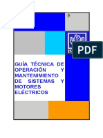 Guía Técnica de Operación Y Mantenimiento de Sistemas Y Motores Eléctricos