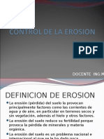 Clase I de Control de La Erosion