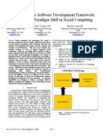 A Transformative Software Development Framework: Reflecting The Paradigm Shift in Social Computing