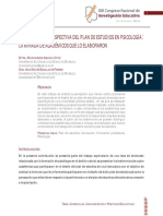 Evaluación Retrospectiva Del Plan de Estudios en Psicología: La Mirada de Académicos Que Lo Elaboraron