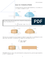 Volumes by Cylindrical Shells