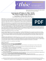 Validity of Fatigue Severity Scale PDF