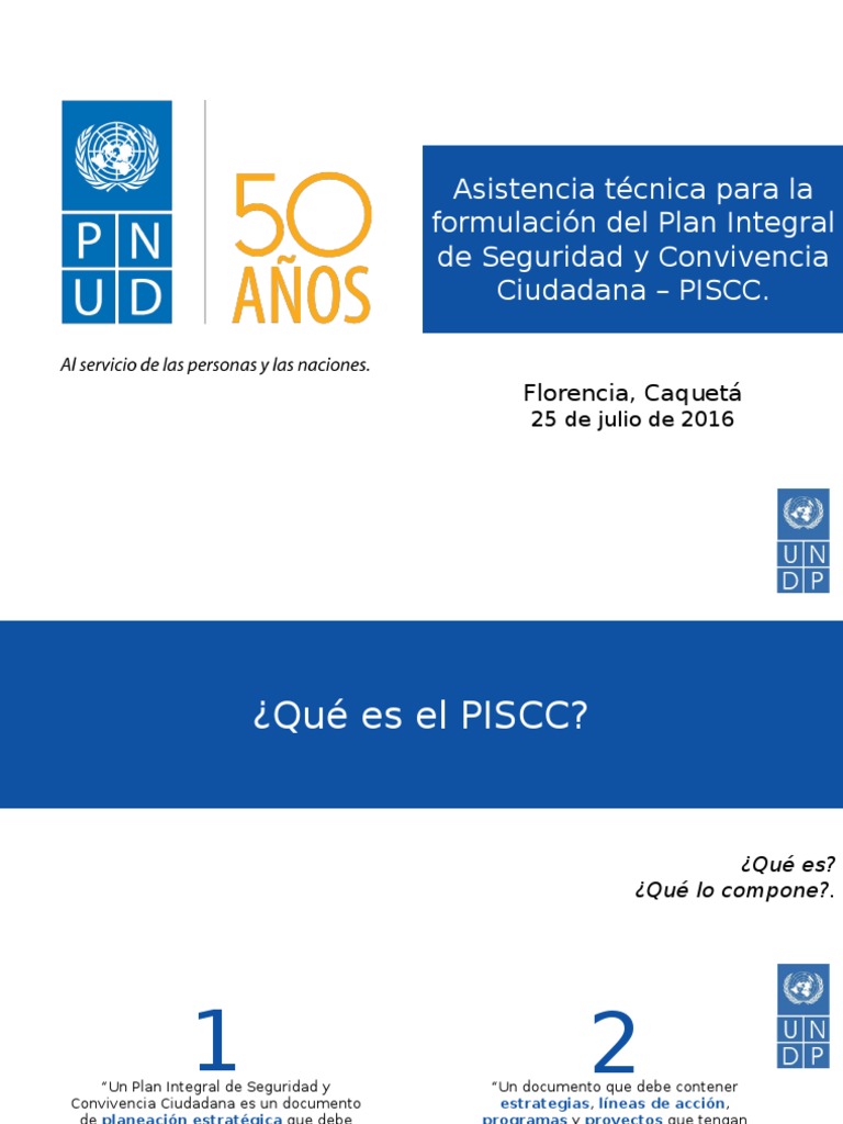 Guía PISCC | PDF | Policía | Planificación