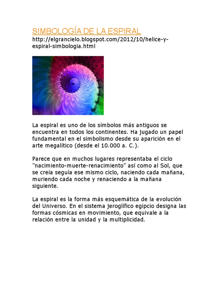 Simbología de espiral