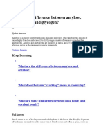 What is the Difference Between Amylose