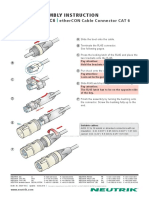 Assembly Instruction - etherCON CAT 6 Cable Connector Self Assembly