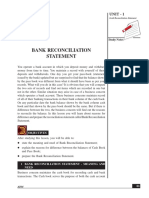 Bank Reconciliation Statements