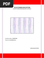 Telecomunication: Etude de La Modulation Angulaire Avec MATLAB