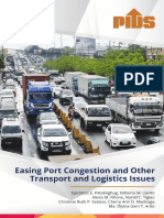 Philippine Institute for Development Studies Transport and Logistics Study