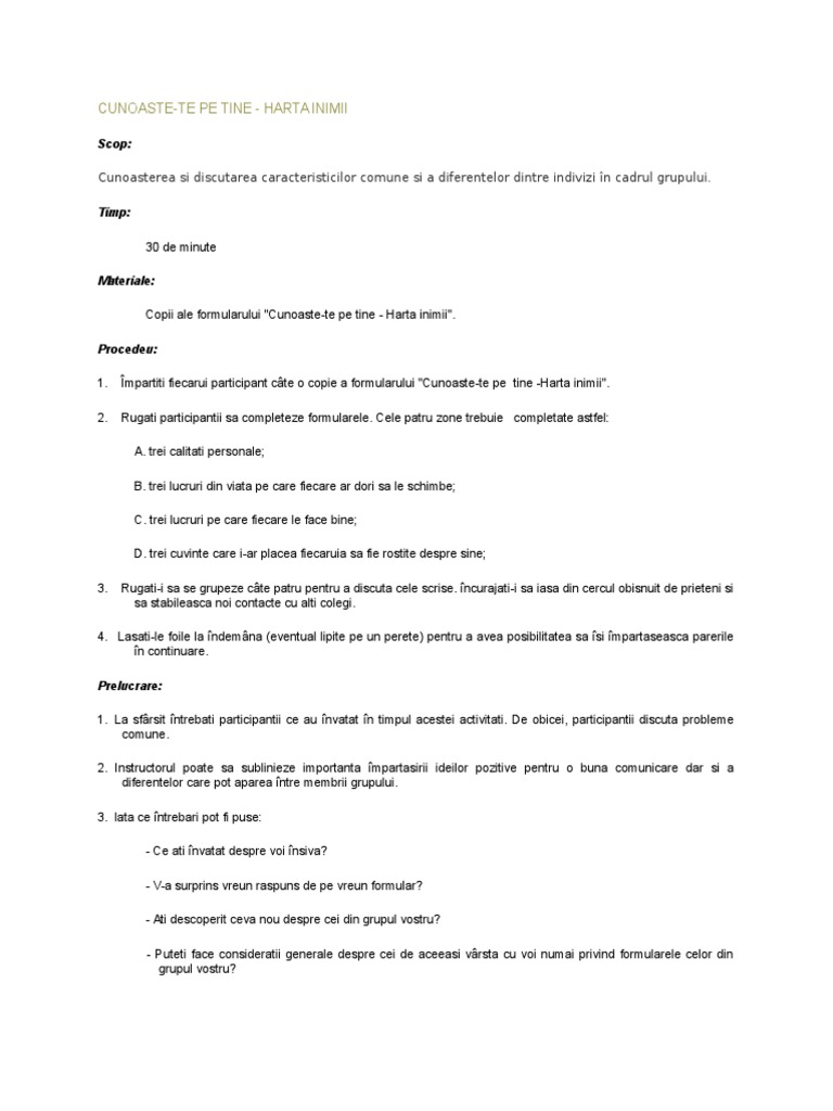 Harta Inimii | PDF