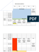 Time Table Kelompok 2