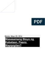 Masasamang Bisyo NG Kabataan