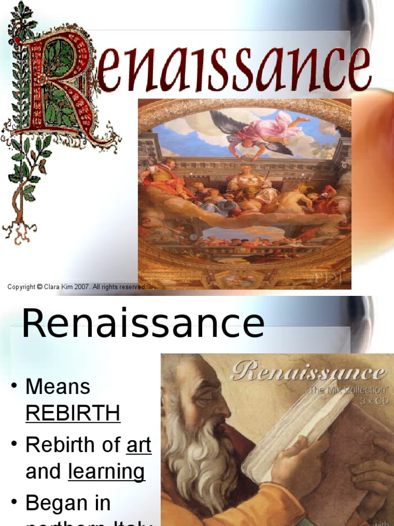 The Renaissance PDF Renaissance Humanism