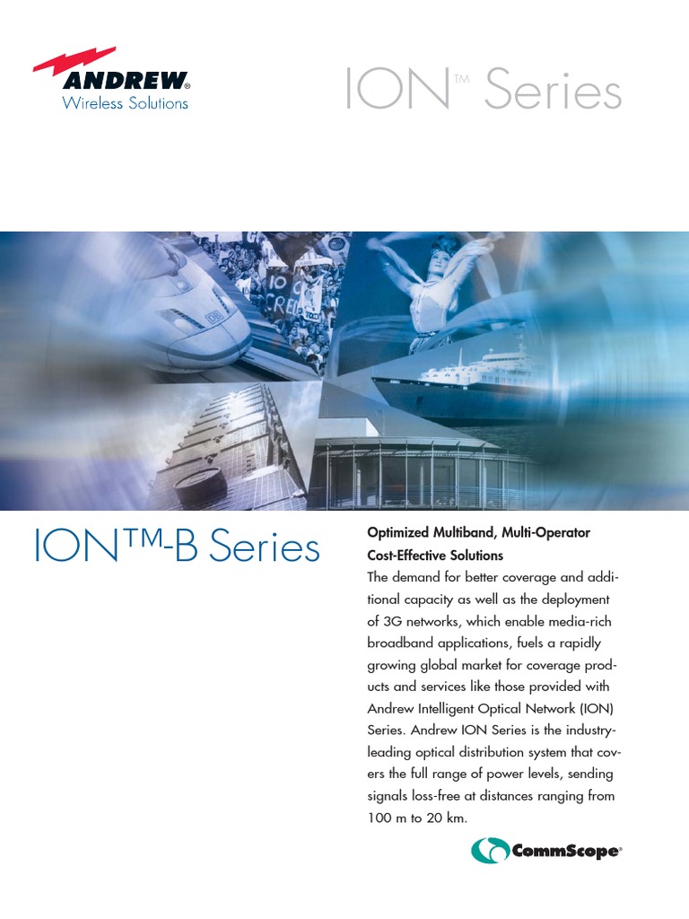 Andrew - CommScope - ION - B - Series PDF | PDF | Wi Fi | Data Transmission
