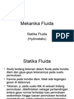 Statika Fluida dan Gaya Hidrostatis