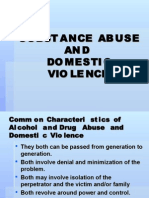 Substance Abuse and Domestic Violence