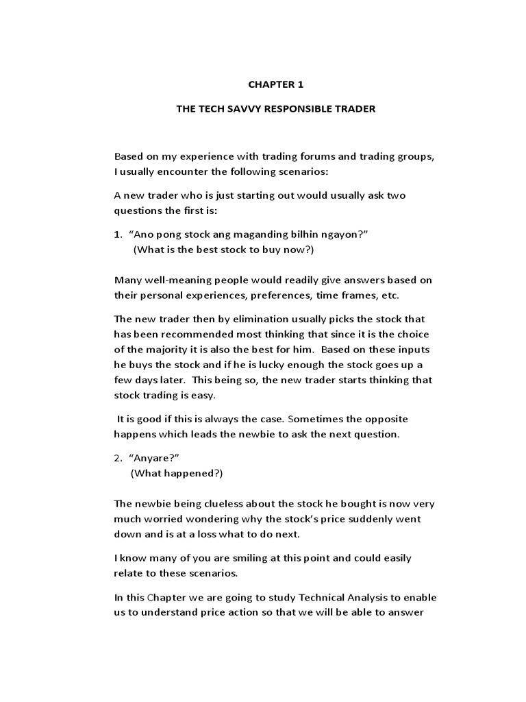 Section 1 Technical Analysis and The Dow Theory | PDF | Technical ...
