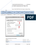 Checking NodeB transmission By Ping Tool.docx