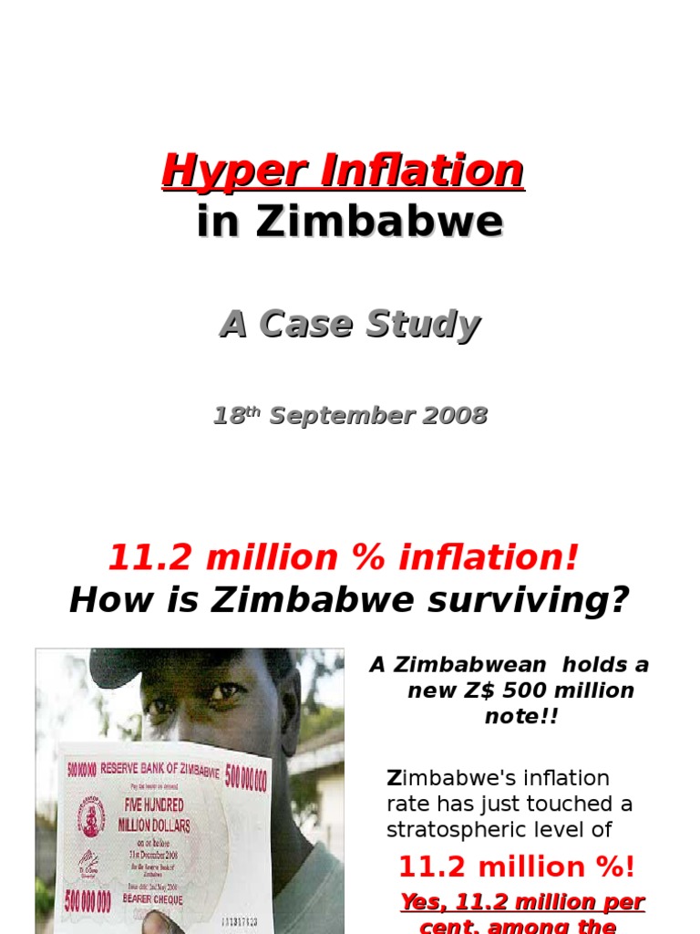 Zimbabwe's Hyperinflation Crisis 2008 | PDF | Zimbabwe | Inflation