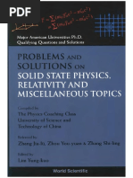 Solid State Physics - Problems and Solutions | PDF