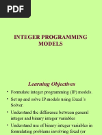 MS (Integer Programming) 1