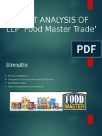 Swot Analysis of LLP Food Master Trade'