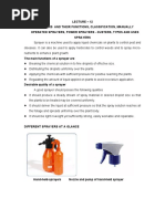 Knapsack Sprayer SOP Guide | PDF