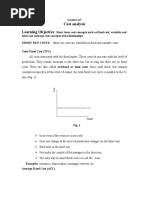 Cost Analysis Learning Objective