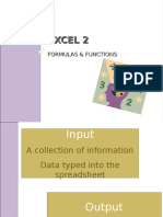 Excel Formulas & Functions