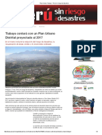Plan Urbano Tiabaya - Perú Sin Riesgo de Desastres