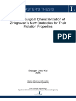 Kol 2015. Geometallurgical Characterization of Zinkgruvan´s New Orebodies for Their flotation process