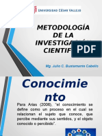 Metodología de La Investigación Cientifica: Mg. Julio C. Bustamante Cabello