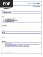 Transport Lesson Plan PDF