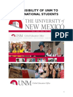 Accessibility of Unm To International Students