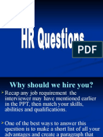 HR Questions PPT