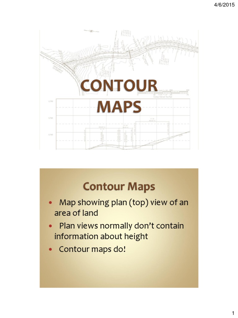 Understanding Contour Maps | PDF | Finance & Money Management ...