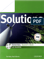 Solutions - Elementary Student's Book PDF