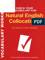 Check Your Vocabulary for Natural English Collocation