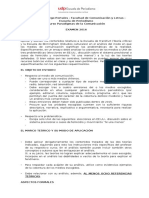 Pauta Examen Ensayo Paradigmas de La Comunicación 2016 Final