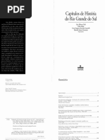 GRIJÓ, Luiz Alberto et al. Capítulos de história do Rio Grande do Sul