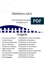 Presentasi Proposal KKN Pepedan