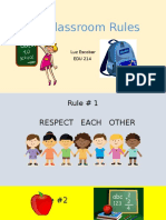 Edu214our Classroom Rules