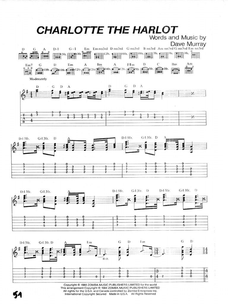 Guitar Tab Songbook) Iron Maiden - Iron Maiden PDF | PDF