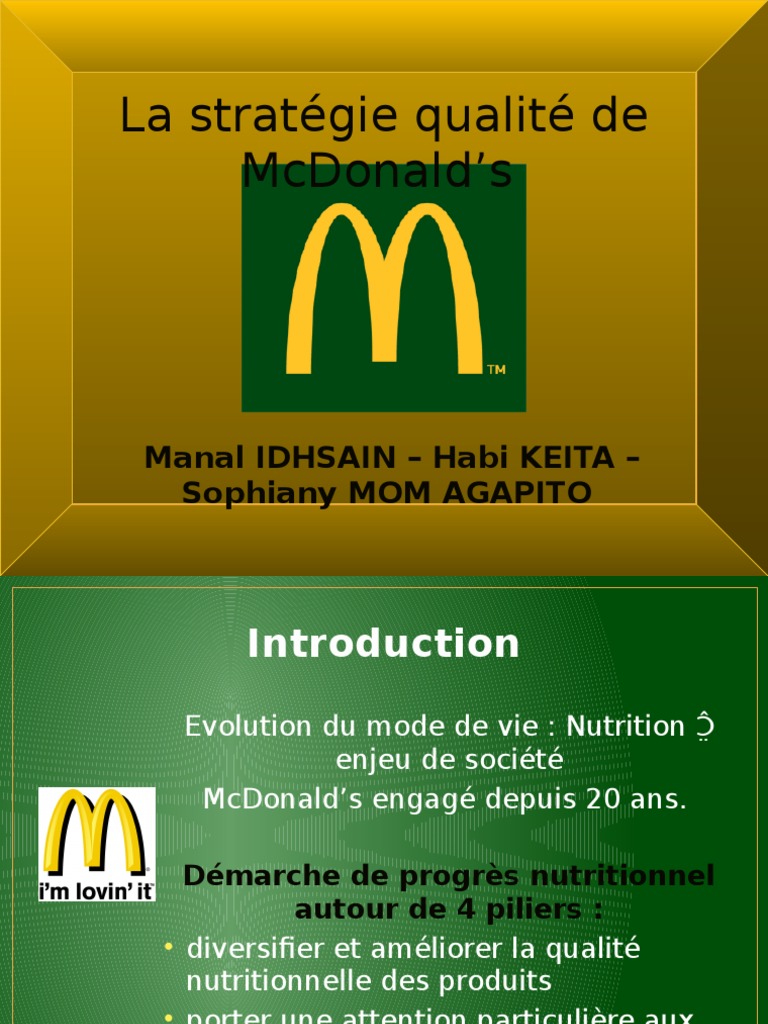 Fiche Technique Mcdonald’S Pdf – Fiche De Caractérisation Mcdo – VBGLJ