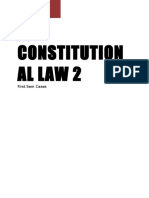 Constitutional Law 2 Cases