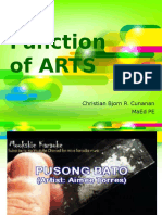 Function of Arts: Christian Bjorn R. Cunanan Maed Pe
